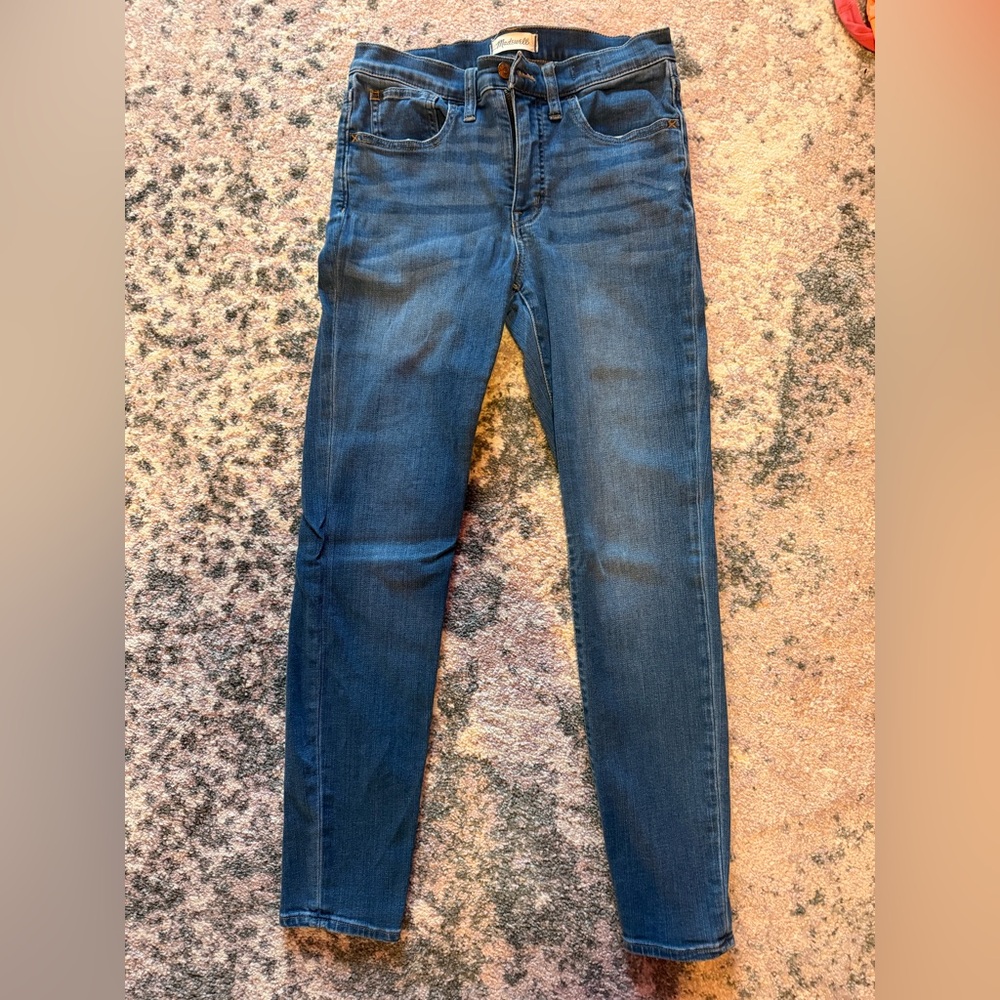 Madewell Dark Blue Skinny Jeans